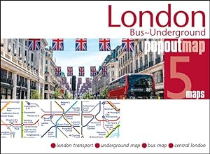 Bild des Verkufers fr London Bus & Underground Tube PopOut Map (PopOut Maps) by Maps, PopOut [Map ] zum Verkauf von booksXpress