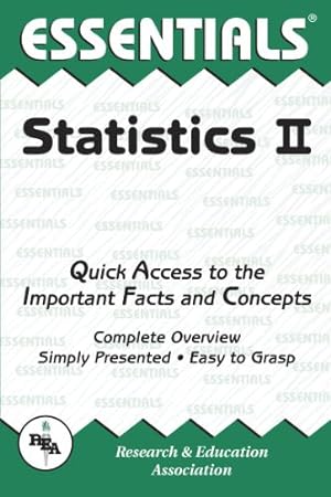 Seller image for Statistics: Quick Access to the Important Facts and Concepts: v.2 (Essential Series) for sale by WeBuyBooks