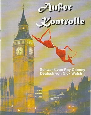 Bild des Verkufers fr Programmheft Ray Cooney AUER KONTROLLE Premiere 24. Mai 1998 Spielzeit 1997 / 98 Heft 12 ( Out of Order ) zum Verkauf von Programmhefte24 Schauspiel und Musiktheater der letzten 150 Jahre