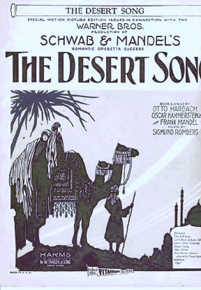 Image du vendeur pour The Desert Song mis en vente par Moneyblows Books & Music