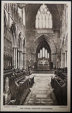 Chester Postcard Cathedral The Choir