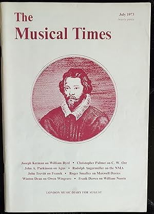 Image du vendeur pour The Musical Times July 1973 mis en vente par Shore Books