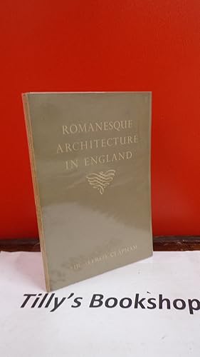 Image du vendeur pour Romanesque Architecture In England mis en vente par Tilly's Bookshop