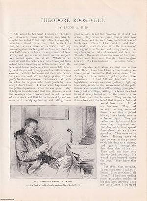 Seller image for Theodore Roosevelt; Roosevelt's Work as Governor. An original article from the American Review of Reviews, 1900. for sale by Cosmo Books