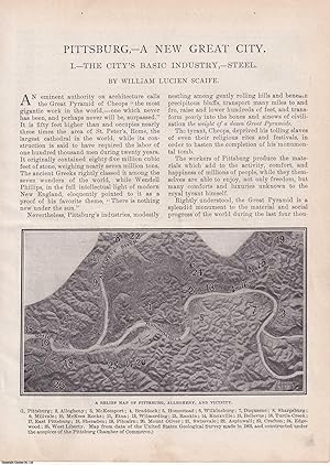 Imagen del vendedor de Pittsburg. A New Great City, and other related articles. A series of original articles from the American Review of Reviews, 1905. a la venta por Cosmo Books