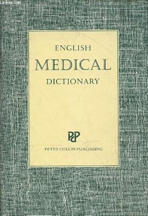 Imagen del vendedor de English medical dictionary a la venta por Le-Livre