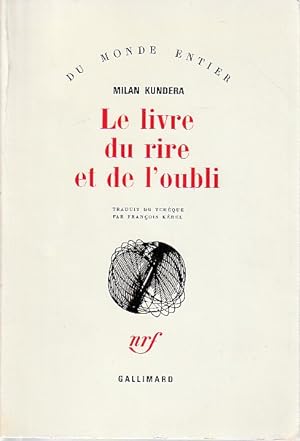 Seller image for Le livre du rire et de l'oubli, for sale by L'Odeur du Book