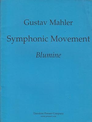 Symphonic Movement "Blumine" - Full Score