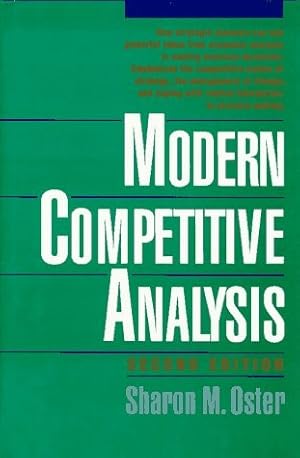 Immagine del venditore per Modern Competitive Analysis venduto da Lake Country Books and More
