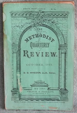 Image du vendeur pour The Methodist Quarterly Review October 1875 mis en vente par Argyl Houser, Bookseller