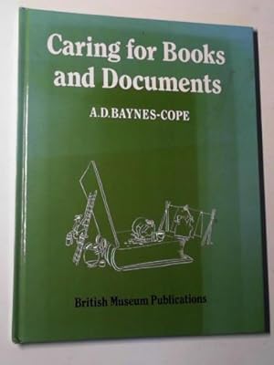 Seller image for Caring for books and documents for sale by Cotswold Internet Books