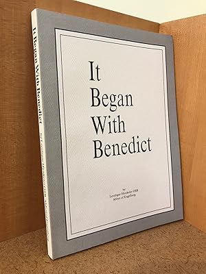 Bild des Verkufers fr It Began with Benedict. The Benedictines: Their Background, Founder, History, Life, Contributions to Church and World. zum Verkauf von Regent College Bookstore