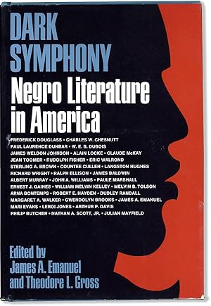 Bild des Verkufers fr Dark Symphony: Negro Literature In America zum Verkauf von Lorne Bair Rare Books, ABAA