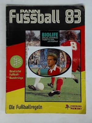 Panini Fussball 83 - Deutsche Fußball-Bundesliga. Die Fußballregeln