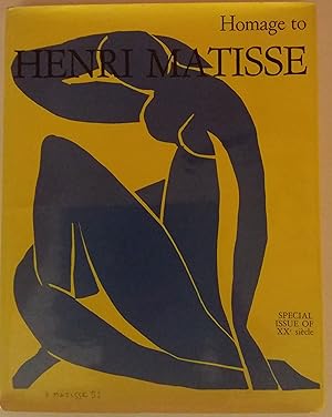 Imagen del vendedor de Homage to Henri Matisse a la venta por PSBooks