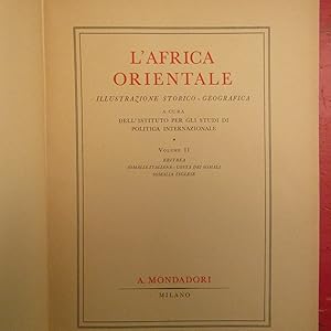 Seller image for L'Africa Orientale Illustrazione Storico - Geografica Eritrea Somalia Italiana Costa dei Somali Somalia Inglese ( secondo volume ) for sale by Antonio Pennasilico