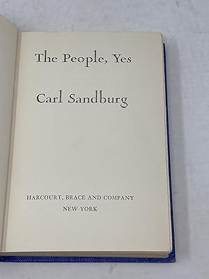 THE PEOPLE, YES (SIGNED)