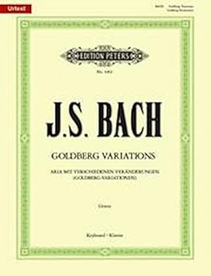 Bild des Verkufers fr Aria with Diverse Variations BWV 998 Goldberg Variations zum Verkauf von Smartbuy