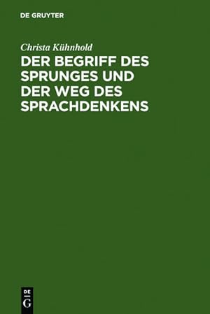 Der Begriff des Sprunges und der Weg des Sprachdenkens: Eine Einführung in Kierkegaard.