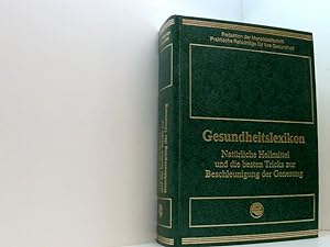Imagen del vendedor de Natrliche Heilmittel und die besten Tricks zur Beschleunigung der Genesung. a la venta por Book Broker