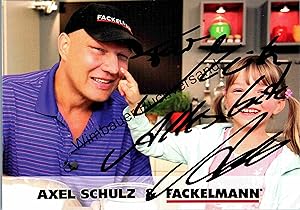 Bild des Verkufers fr Original Autogramm Axel Schulz Boxen /// Autograph signiert signed signee zum Verkauf von Antiquariat im Kaiserviertel | Wimbauer Buchversand