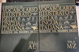Bild des Verkufers fr Vocabolario illustrato della lingua italiana Vol.I.A-L,Vol.II.M-Z zum Verkauf von Antiquariat Unterberger