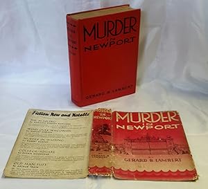 Image du vendeur pour Murder in Newport. FIRST EDITION IN DW. mis en vente par Addyman Books