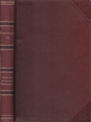 Bild des Verkufers fr Geschichte der Neueren Philosophie von Bacon von Verulam bis Bendikt Spinoza. Durchgesehen und neu herausgegeben von Fridrich Jodl. zum Verkauf von Altstadt Antiquariat Goslar