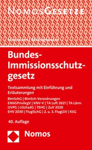 Immagine del venditore per Bundes-Immissionsschutzgesetz venduto da Rheinberg-Buch Andreas Meier eK