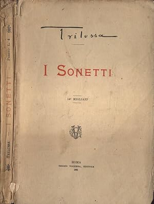 Bild des Verkufers fr I sonetti zum Verkauf von Biblioteca di Babele