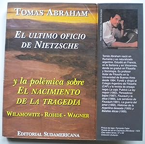 El último oficio de Nietzsche y la polémica sobre el nacimiento de la tragedia- Wilamowitz-Rhode-...