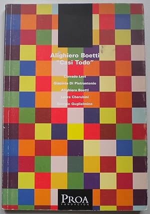 Immagine del venditore per Alighiero Boetti. \"Casi todo\" venduto da Libreria Ninon