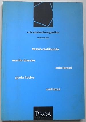 Immagine del venditore per Arte abstracto argentino. Conferencias venduto da Libreria Ninon