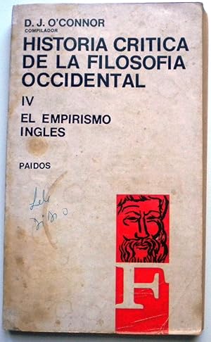 Seller image for Historia crtica de la Filosofa Occidental IV. El empirismo ingls for sale by Libreria Ninon