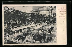 Ansichtskarte Duisburg, Gartenbau-Ausstellung 1908, Bindekunst-Ausstellung