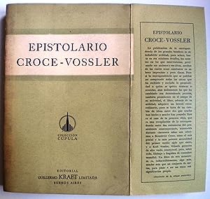 Epistolario Croce - Vossler