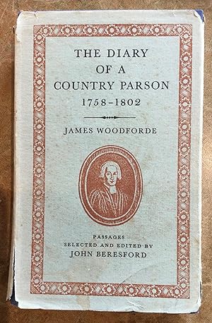 Image du vendeur pour The Diary of a Country Parson 1758-1802 mis en vente par Reader's Books