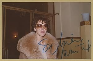 Seller image for Sylvia Kristel (1952-2012) - Photo signe en personne - Paris 1977 for sale by PhP Autographs