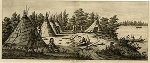 Antique Print-Genre-View of a Samojed settlement in Russia-De Bruyn-1711