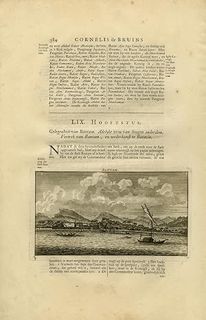 Antique Print-Topography-Bantam on the island of Java-Indonesia-De Bruyn-1711