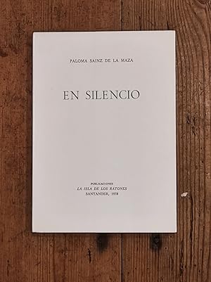 Imagen del vendedor de En Silencio. a la venta por Carmen Alonso Libros