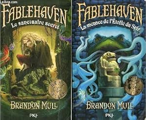 Bild des Verkufers fr Fablehaven - En 2 tomes (2 volumes) - Tome 1 : le sanctuaire secret - Tome 2 : La menace de l'toile du soir - Collection pocket jeunesse n2577-2578. zum Verkauf von Le-Livre