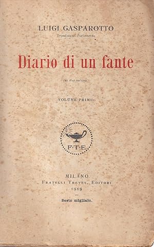 Imagen del vendedor de Diario di un fante. Vol. I a la venta por Il Salvalibro s.n.c. di Moscati Giovanni