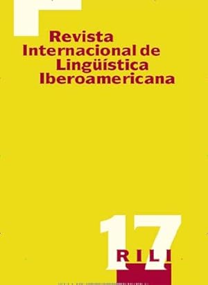 Bild des Verkufers fr Revista Internacional de Lingstica Iberoamericana (RILI). (Spanish Edition) zum Verkauf von WeBuyBooks