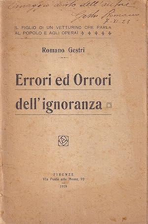 Errori ed Orrori dell'ignoranza