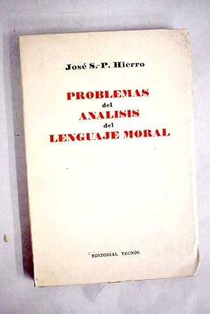 Imagen del vendedor de Problemas del Anlisis del Lenguaje Moral a la venta por Alcan Libros