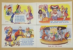 Bild des Verkufers fr Alice in Wonderland through the Postcard zum Verkauf von Ken Sanders Rare Books, ABAA