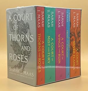 Seller image for A Court of Thorns and Roses: A Court of Thorns and Roses, A Court of Mist and Fury, A Court of Wings and Ruin, A Court of Frost and Starlight, A Court of Silver Flames (5 volumes) for sale by Ken Sanders Rare Books, ABAA