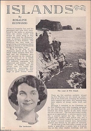 Seller image for The Forgotten Islands, Chathams. Consisting of two principal islands & several smaller ones. An uncommon original article from the Wide World Magazine, 1948. for sale by Cosmo Books