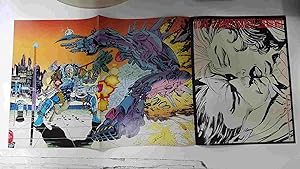 Poster doble: Omega Rojo - Magneto y la Patrulla X. Proviene de X-Men Poster Magazine vol 1 num 2